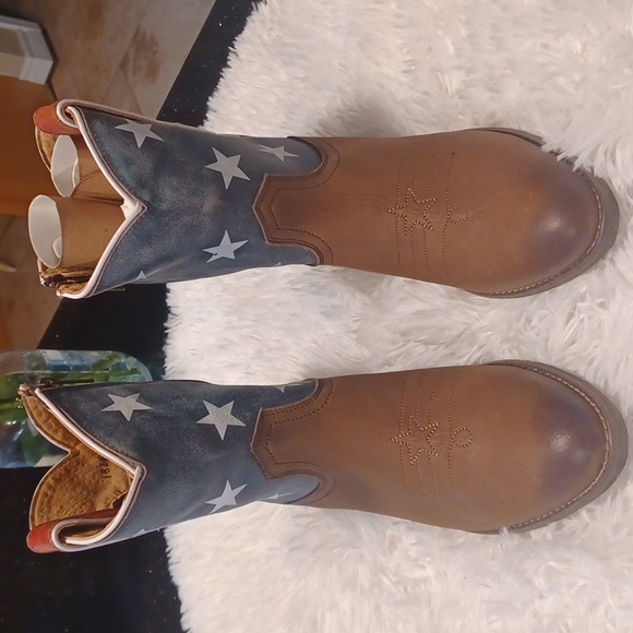 Sheryl Crow American Flag Boots Size 9.5 NWT - Picture 3 of 13